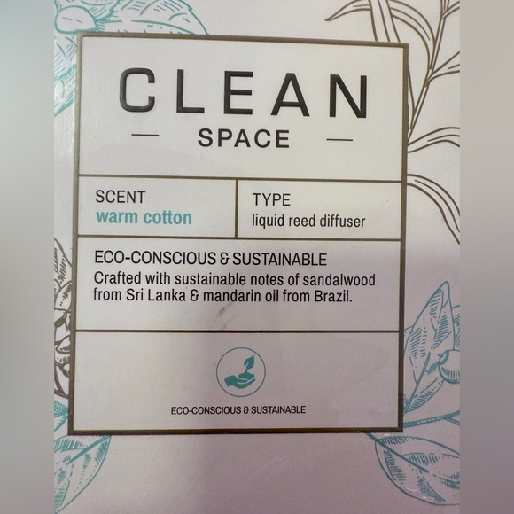 Clean Space Liquid Reed Diffuser - Picture 2 of 3